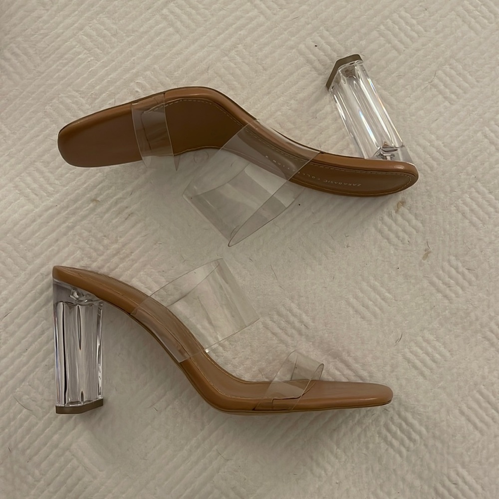 Zara Clear Heels